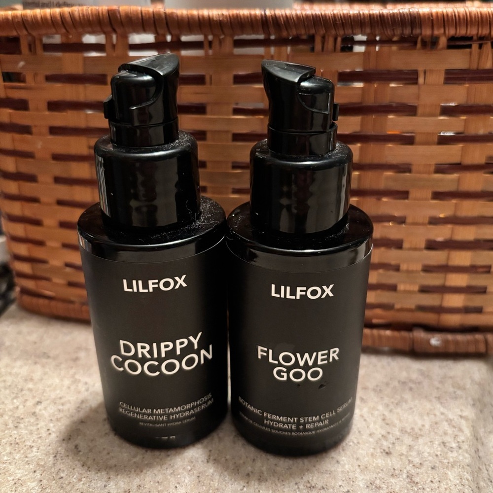 LILFIOX Flower Goo & Drippy Cocoon serum moisturizer